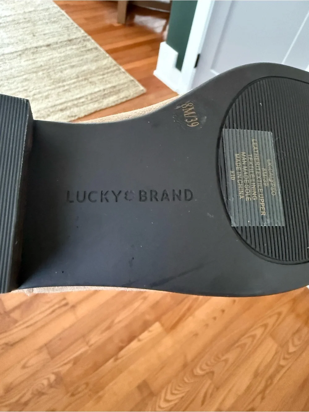 Lucky Brand Over-the-Knee Suede Boots in Taupe